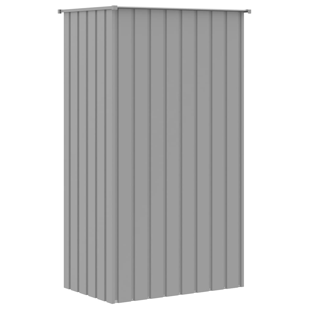 Jaula de pájaros acero galvanizado gris 115x78x200 cm