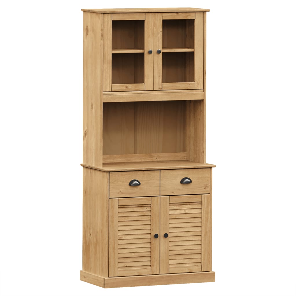 Aparador alto VIGO madera maciza de pino 78x40x175 cm