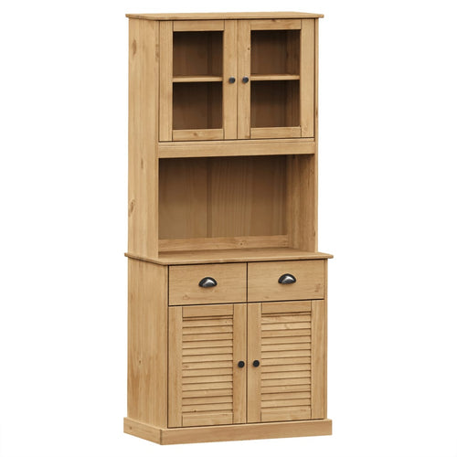 Aparador alto VIGO madera maciza de pino 78x40x175 cm