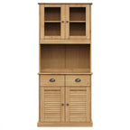 Aparador alto VIGO madera maciza de pino 78x40x175 cm