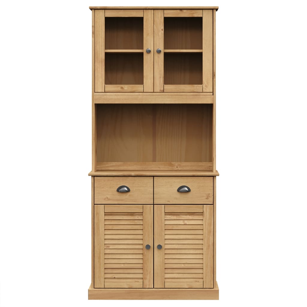Aparador alto VIGO madera maciza de pino 78x40x175 cm