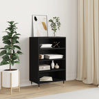 Aparador alto madera de ingeniería marrón roble 70x42,5x185 cm
