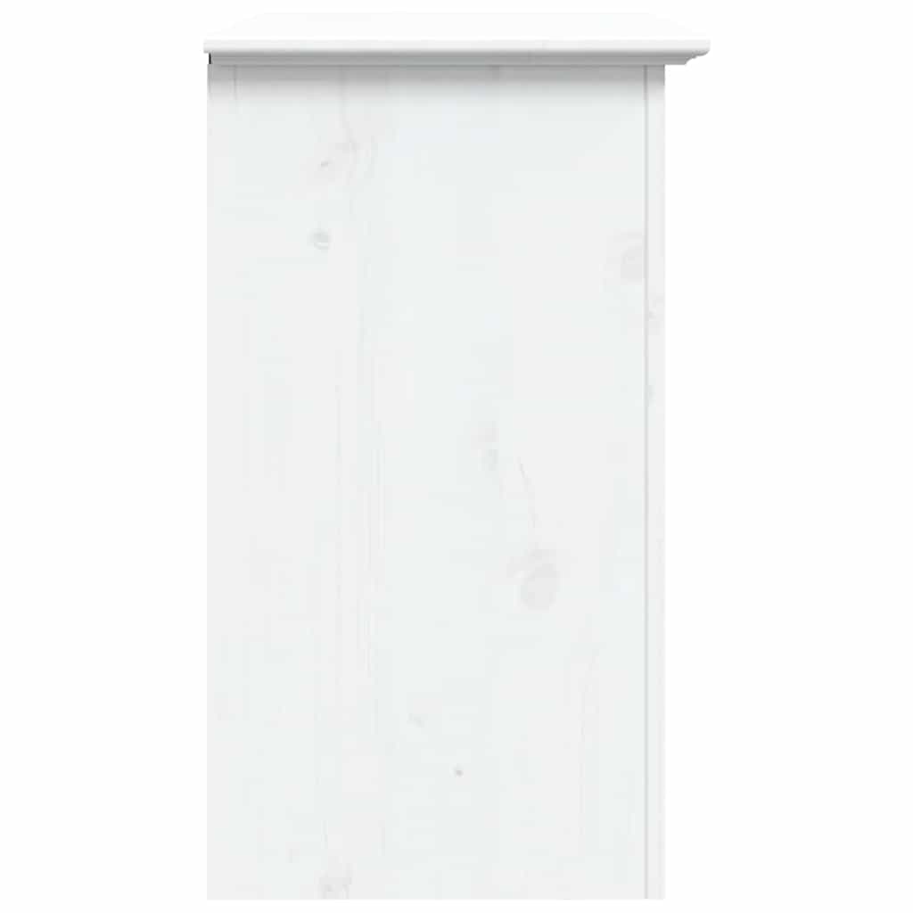 Mesita de noche BODO madera maciza de pino blanco 53x38,5x67 cm