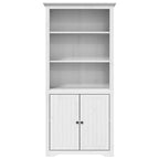 Librería BODO madera maciza de pino blanco 82x40x173 cm