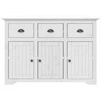 Aparador BODO madera maciza de pino blanco 115,5x44x80 cm