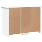 Aparador BODO madera maciza de pino blanco 115,5x44x80 cm