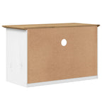 Mueble de TV 2 cajones BODO madera pino marrón 91,5x44,5x56 cm