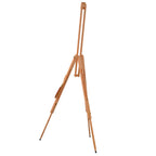 Caballete de pintura madera maciza de haya 100x104x172 cm