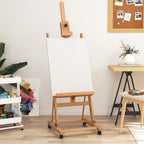 Caballete de pintura madera maciza de haya 100x104x172 cm
