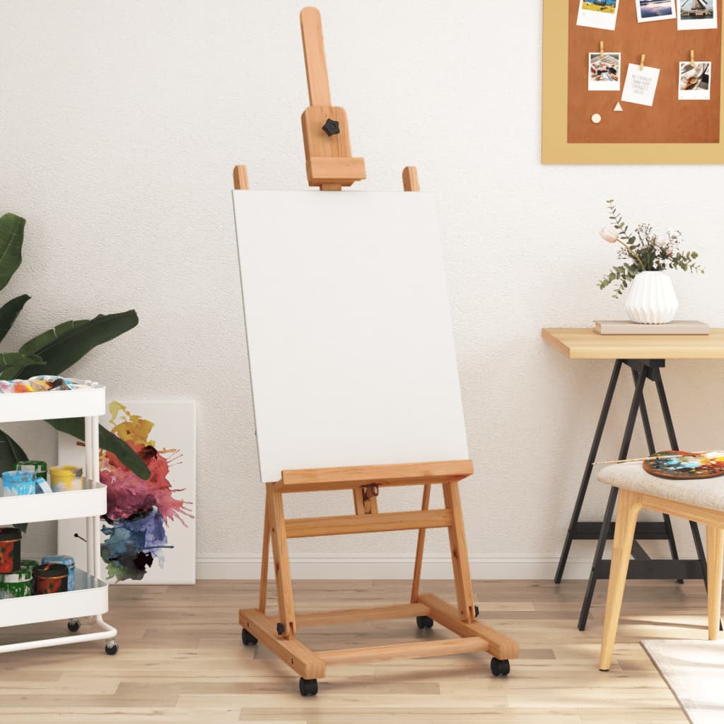 Caballete de pintura madera maciza de haya 100x104x172 cm