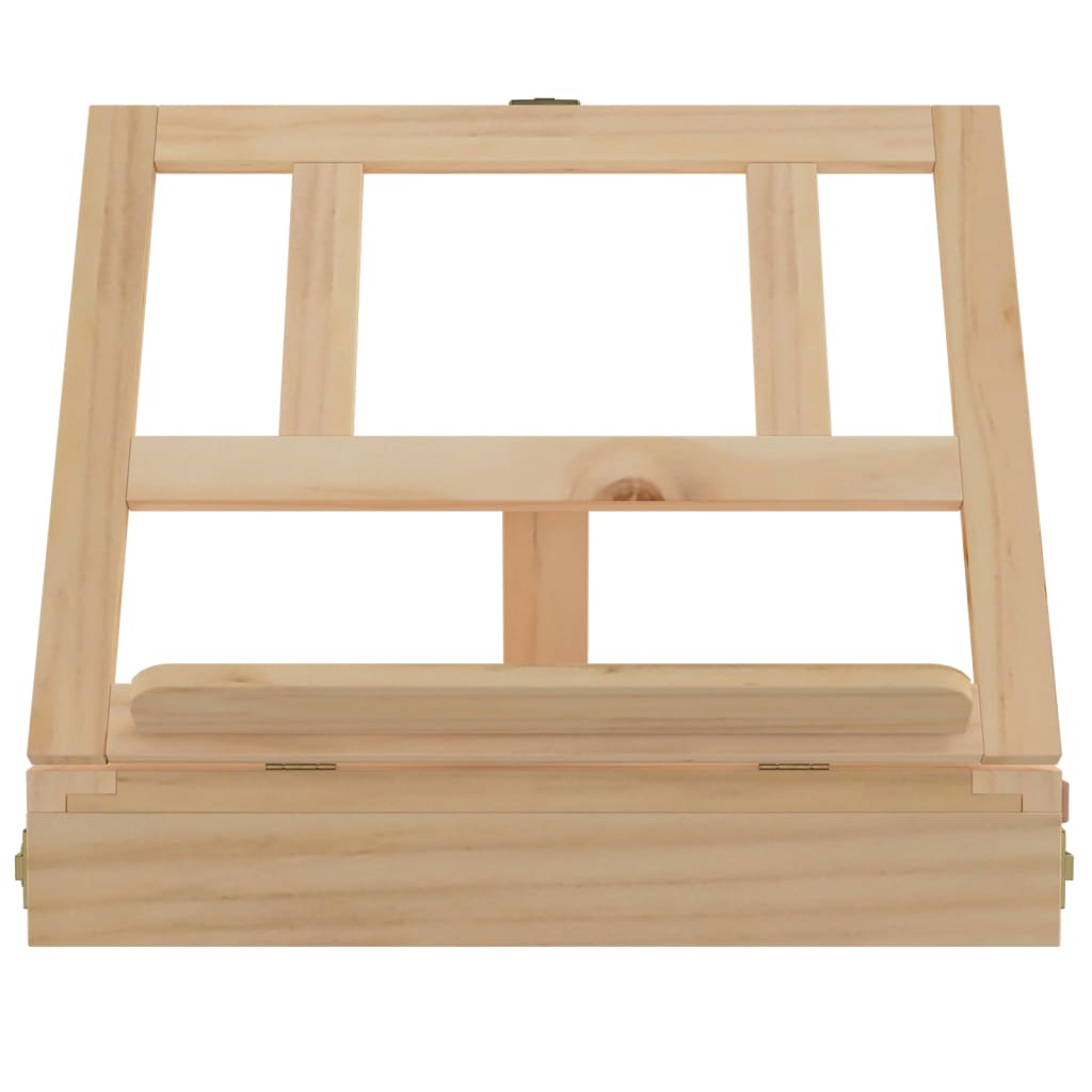 Caballete de sobremesa con cajón madera de pino 33,5x25,5x7cm