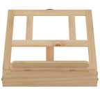 Caballete de sobremesa con cajón madera de pino 33,5x25,5x7cm