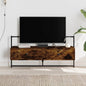 Mueble de TV de pared madera ingeniería negro 60,5x30x51 cm