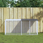 Gallinero con techo acero galvanizado antracita 1003x98x90 cm