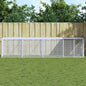Gallinero con techo acero galvanizado antracita 1003x98x90 cm
