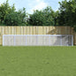 Gallinero con techo acero galvanizado antracita 1003x98x90 cm