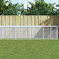 Gallinero con techo acero galvanizado antracita 1003x98x90 cm