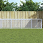Gallinero con techo acero galvanizado antracita 1003x98x90 cm