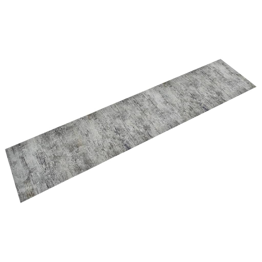 Alfombra de cocina lavable terciopelo aspecto hormigón 45x150cm