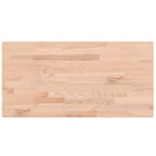 Encimera de baño madera maciza de haya 100x50x1,5 cm