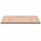 Encimera de baño madera maciza de haya 100x50x1,5 cm