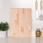 Solid beech wood cutting board 40x30x4 cm
