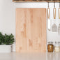 Solid beech wood cutting board 40x30x4 cm