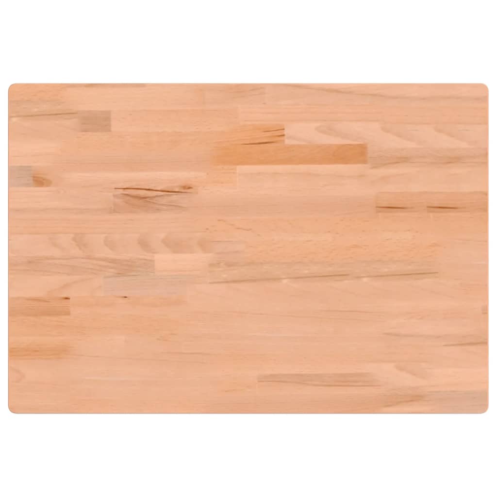 Tablero de escritorio madera maciza de haya 80x55x2,5 cm