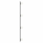 Espejo de pared con luces LED vidrio rectangular 30x60 cm