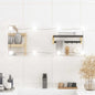 Espejo de pared con luces LED vidrio rectangular 30x60 cm