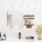 Espejo de pared con luces LED vidrio rectangular 30x60 cm