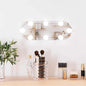 Espejo de pared con luces LED vidrio rectangular 30x60 cm