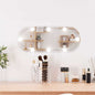 Espejo de pared con luces LED vidrio rectangular 30x60 cm