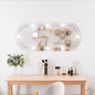 Espejo de pared con luces LED vidrio rectangular 30x60 cm