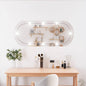 Espejo de pared con luces LED vidrio rectangular 30x60 cm