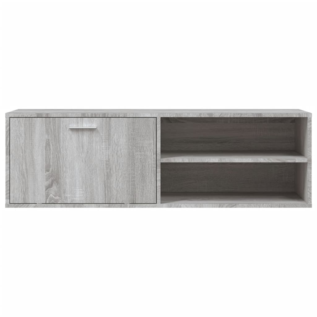 Mueble de TV de madera de ingeniería gris sonoma 120x34x37 cm