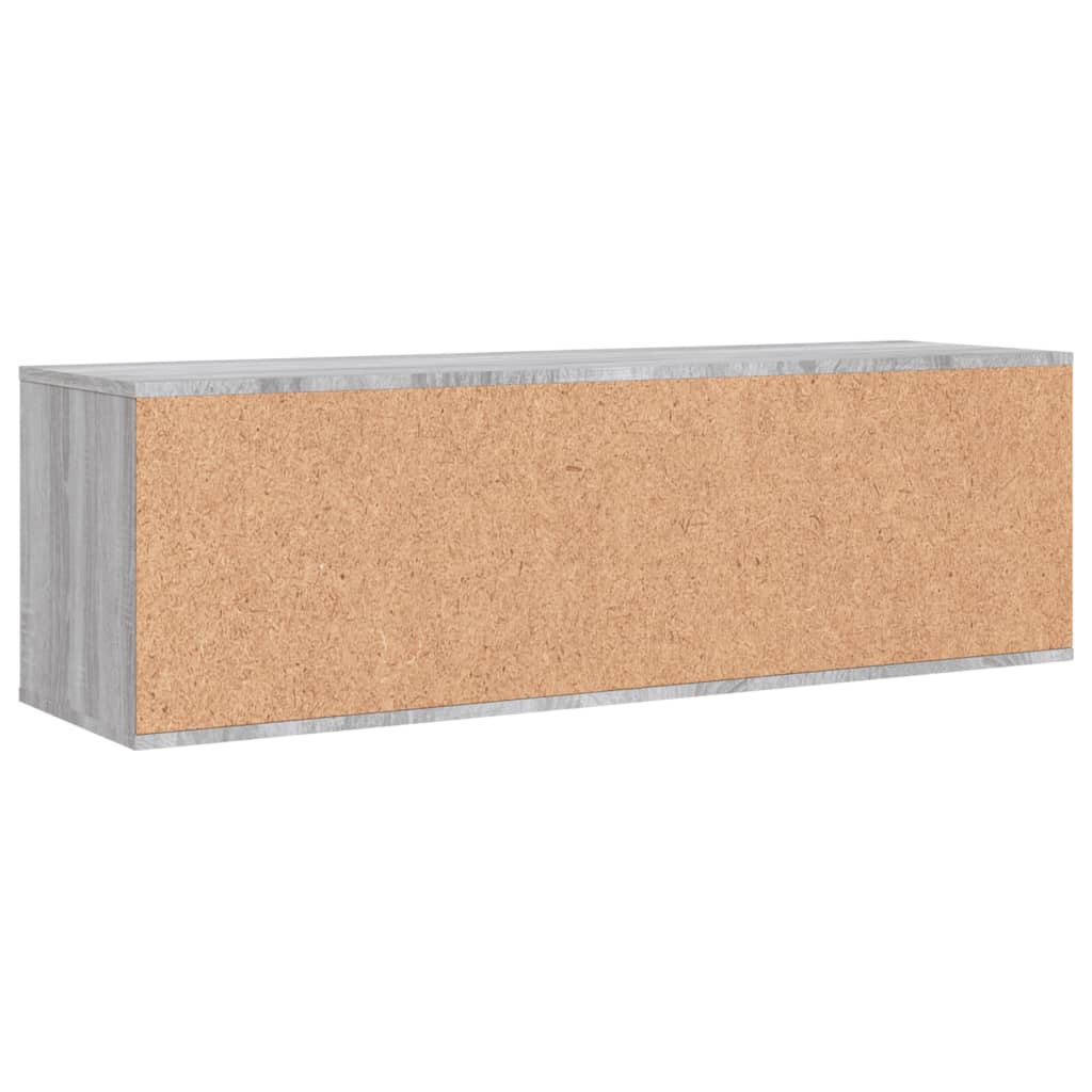 Mueble de TV de madera de ingeniería gris sonoma 120x34x37 cm
