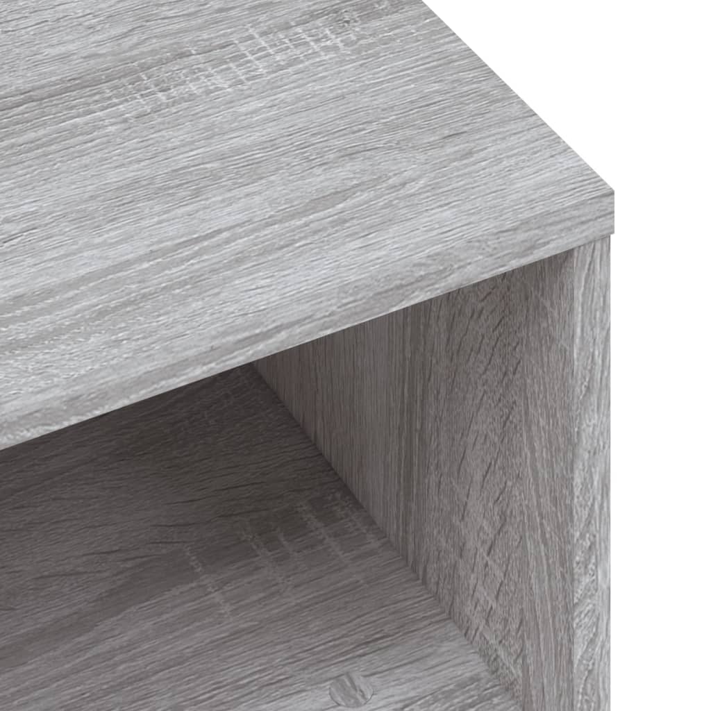 Mueble de TV de madera de ingeniería gris sonoma 120x34x37 cm
