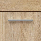 Armario de baño con espejo madera de ingeniería roble Sonoma