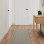 Alfombra de pasillo con aspecto de sisal color arena 50x100 cm