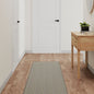 Alfombra de pasillo con aspecto de sisal color arena 50x100 cm