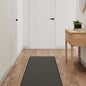Alfombra de pasillo con aspecto de sisal color arena 50x100 cm