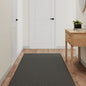 Alfombra de pasillo con aspecto de sisal color arena 50x100 cm