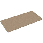 Alfombra de pasillo con aspecto de sisal color arena 50x100 cm