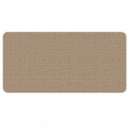 Alfombra de pasillo con aspecto de sisal color arena 50x100 cm