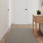 Alfombra de pasillo con aspecto de sisal color arena 50x100 cm