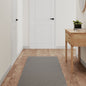 Alfombra de pasillo con aspecto de sisal color arena 50x100 cm