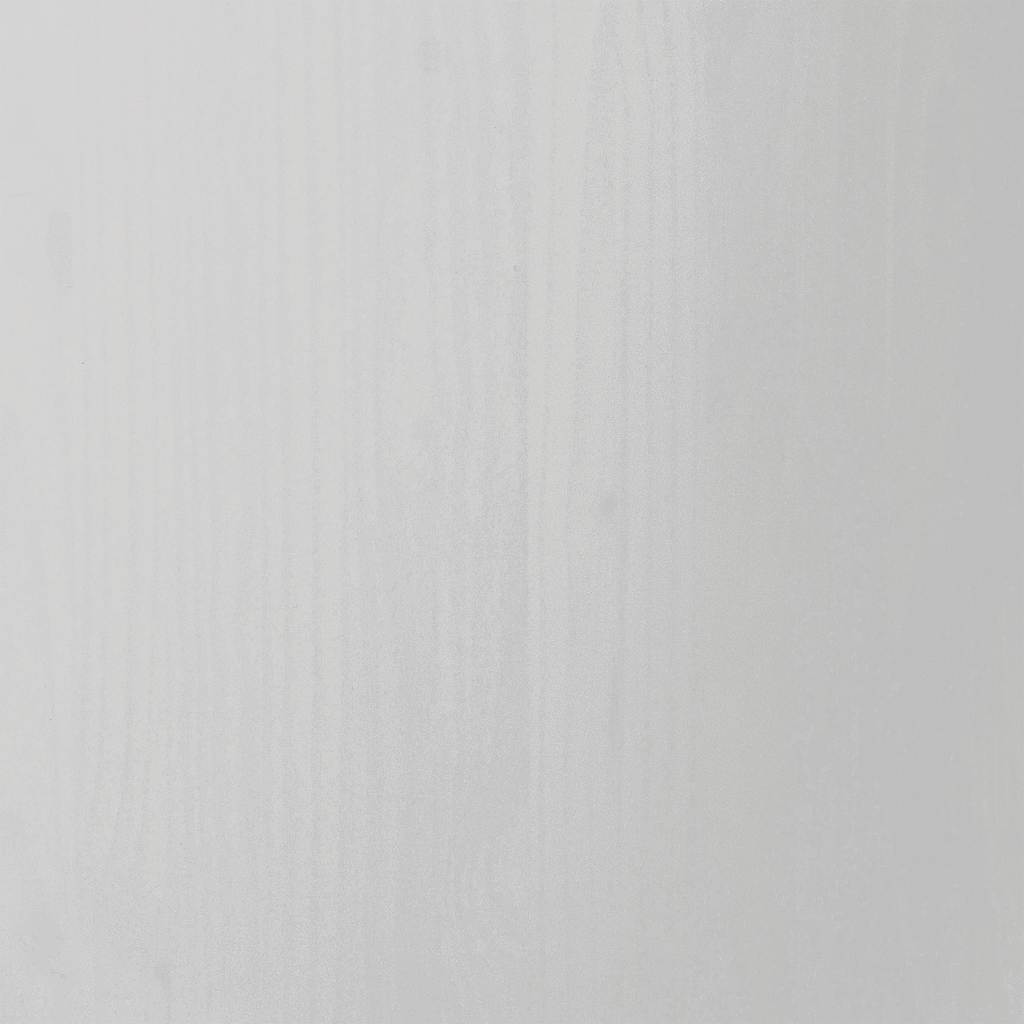 MOSS chest of drawers with casters, solid pine, white