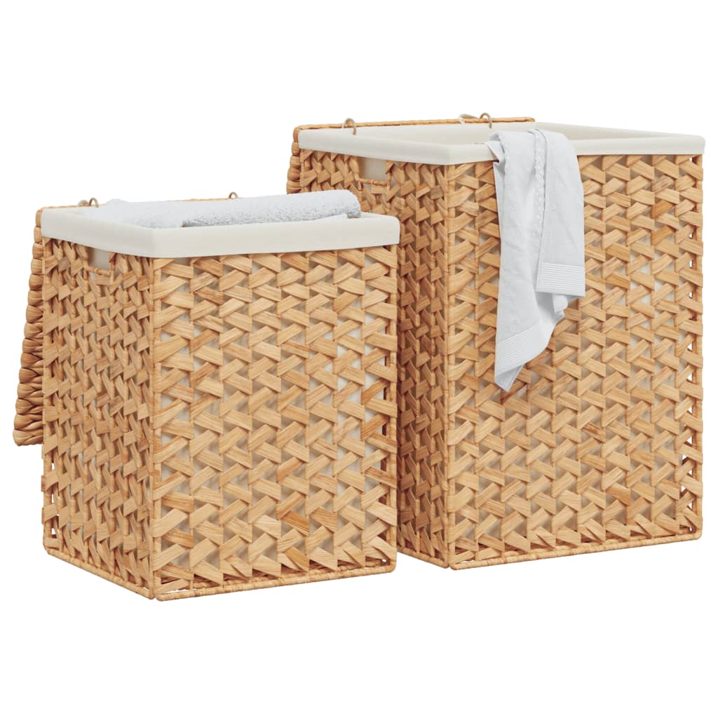 Cestos de ropa sucia 2 piezas jacinto de agua