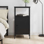 Mustard yellow steel bedside table 36x39x50.5 cm